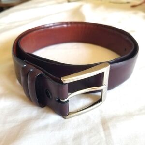 John W. Nordstrom faux leather belt brown #115224